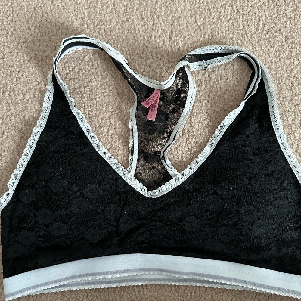 Large black bra